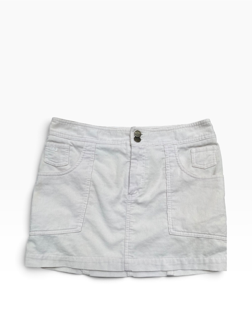Marc Jacobs Pale Yellow Utility Skort with Front Pockets